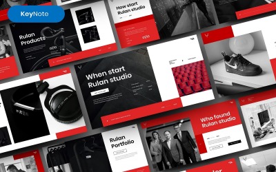 如兰 – 商业主题演讲模板
