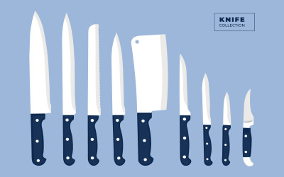 Плоскі ножі вектор колекції, Poniards