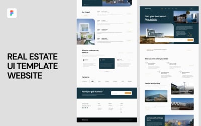 Villa UI Design Figma Template #317573 - TemplateMonster