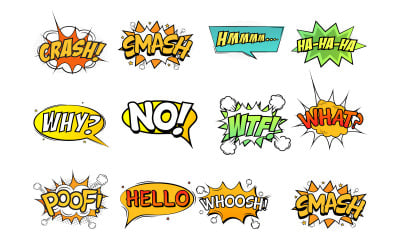 Comic Blast Collection, Speech Bubbles