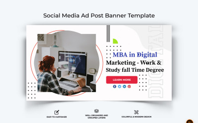 Digitální marketing Facebook Ad Banner Design-01
