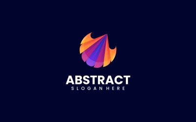 Logo colorato sfumato astratto 2