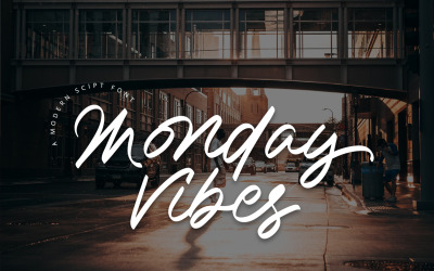 Monday Vibes - Carattere di script moderno