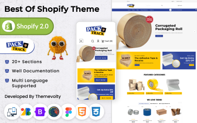 Pack Track – шаблон Mega Packaging Shopify 2.0