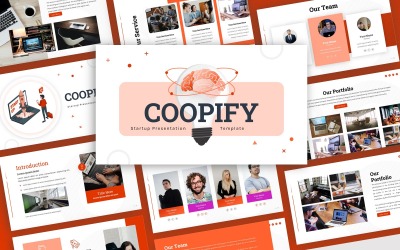Coopify - Multifunctionele PowerPoint-sjabloon voor opstarten