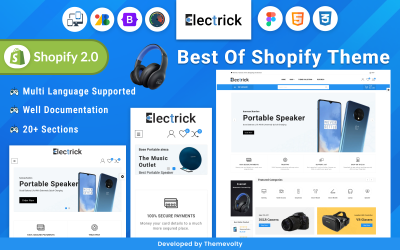 Electrick - Mega Electronics Shopify 2.0 超级商店
