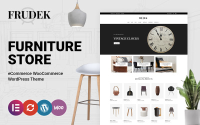 Frudek - WooCommerce-tema för heminredning och möbelaffär