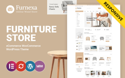 Furnexa - Konst och möbler WooCommerce-tema