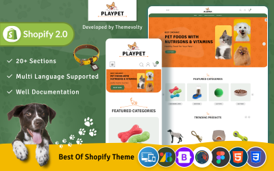 PlayPet - Mega Animal Shopify 2.0 Duyarlı Teması