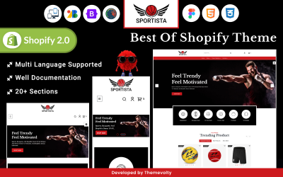 Sportista – Mega Sports Shopify 2.0 téma
