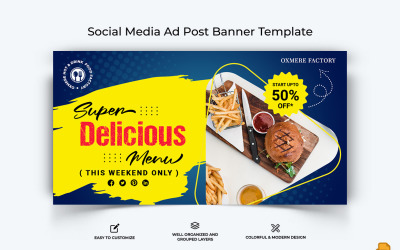 Food and RestaurantFacebook Ad Banner Design-017