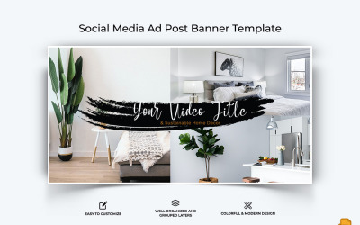 Дизайн интерьера Facebook Ad Banner Design-010