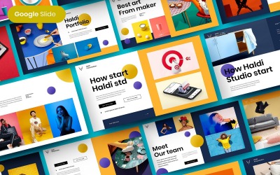 Haldi – бізнес-шаблон слайдів Google