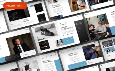 Haluze - Modello di PowerPoint per le imprese