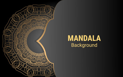 Mandala mönster malldesign