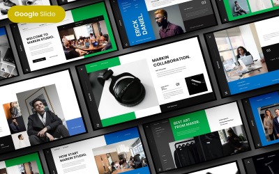 Markin - Modello di diapositiva Google aziendale