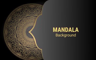 Vector circular ornament. Mandala design.