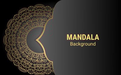 vector illustration of hand drawn mandala design