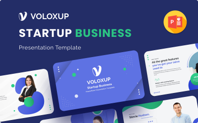 Voloxup – Startup Business Plan PowerPoint bemutatósablon