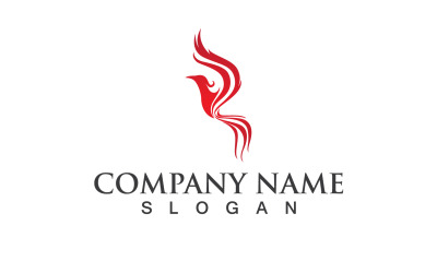 Phoenix Bird Logo Et Symbole Vector Element Design V22