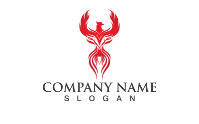 Phoenix Bird Logo Et Symbole Vector Element Design V