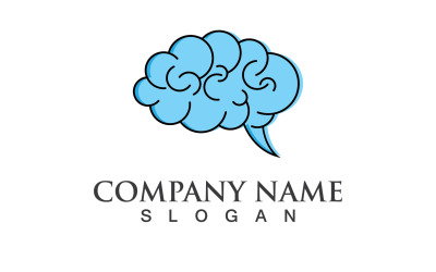 Health Brain Vector Illustration Icon Template V3