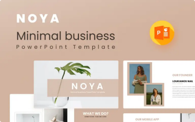 NOYA – Minimális üzleti PowerPoint sablon