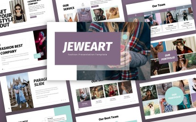 Jeweart - Moda Çok Amaçlı PowerPoint Şablonu