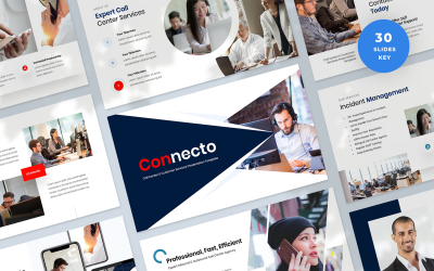 Keynote-Vorlage für Call Center und Kundendienst