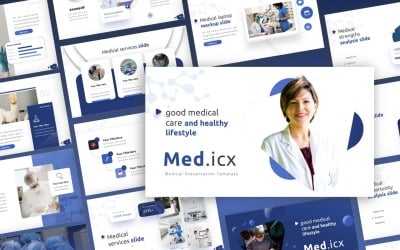 Medicx - medyczny uniwersalny szablon PowerPoint