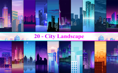 Paisagem da cidade, Fundo da cidade, Fundo da paisagem da cidade