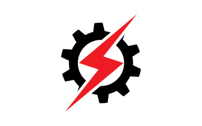 Engranaje Vector Icono Ilustración Diseño V5