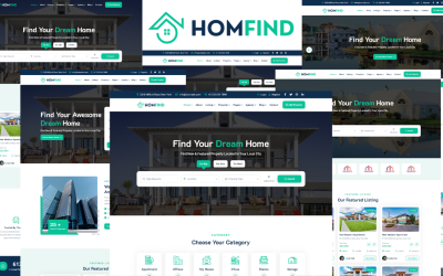 Homfind - Modelo HTML5 de Imóveis