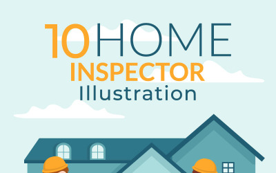 10 Ilustrace Home Inspector