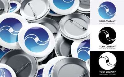 Design del logo aziendale Fast Circle professionale - Identità del marchio