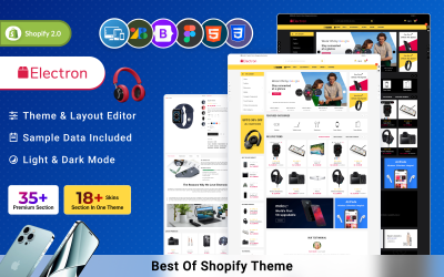 Electron Mega Electronics Super Best Shopify 2.0-thema