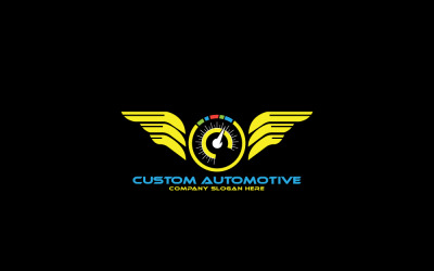 Niestandardowy szablon logo motoryzacyjnego