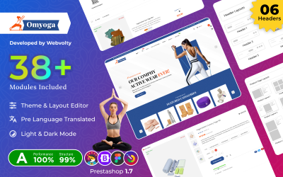 Om Yoga - Spa, Cosmatics Prestashop Premium Responsive Theme