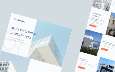 Real Estate-Agency Landing-Page UI Template
