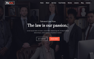 Tüzük - Avukatlar ve Hukuk Bürosu HTML Şablonu