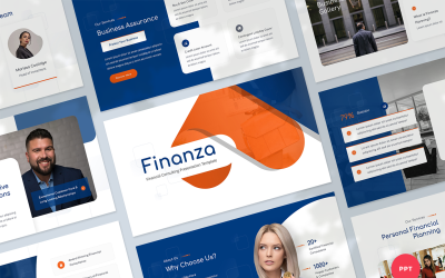 Financial Consulting Presentation PowerPoint Template