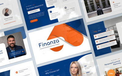 Google Slides-Vorlage für Präsentationen zur Finanzberatung