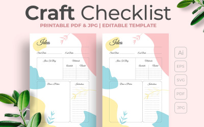 Craft Checklist es perfecto para su negocio y multipropósito