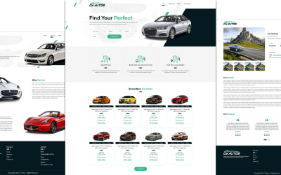 CY Autos Bootstrap 5, modello HTML 5