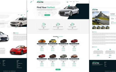 CY Autos Bootstrap 5, шаблон HTML 5