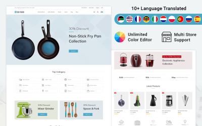 KichSketch - Motyw sklepu AGD do kuchni Prestashop