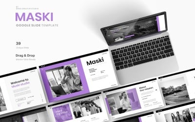 Maski - Modello di diapositiva Google aziendale