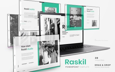 Raskil – Modelo de PowerPoint de Negócios
