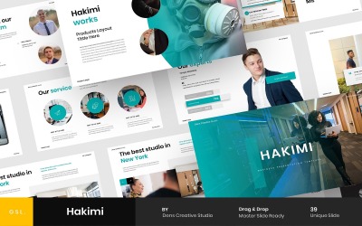 Hakimi - İş Google Slayt Şablonu