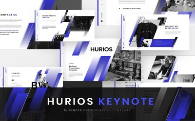 Hurios – Business Keynote sablon